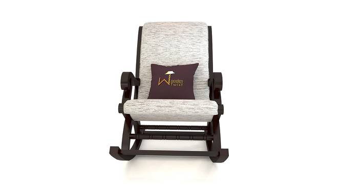 Chele Solid Wood Rocking Chair in Grey Colour (Grey) by Urban Ladder - Design 1 Side View - 655895