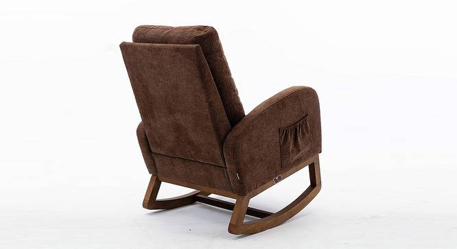 Shanese Solid Wood Rocking Chair in Brown Colour (Brown) by Urban Ladder - Design 1 Side View - 655911