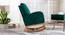 Averil Solid Wood Rocking Chair in Green Colour (Green) by Urban Ladder - Design 1 Side View - 655913