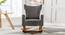 Oswyn Solid Wood Rocking Chair in Grey Colour (Grey) by Urban Ladder - Design 1 Side View - 655920