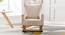 Peirce Solid Wood Rocking Chair in Beige Leatherette Colour (Beige) by Urban Ladder - Design 1 Side View - 655921