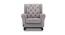 Lovey Solid Wood Rocking Chair in Dove Grey Colour (Grey) by Urban Ladder - Design 1 Side View - 655923