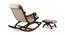 Hailea Solid Wood Rocking Chair in Beige jute Colour (Beige) by Urban Ladder - Ground View Design 1 - 655940