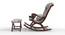 Linsay Solid Wood Rocking Chair in Beige printed Colour (Beige) by Urban Ladder - Ground View Design 1 - 655946