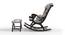 Lindel Solid Wood Rocking Chair in Beige printed Colour (Beige) by Urban Ladder - Ground View Design 1 - 655953