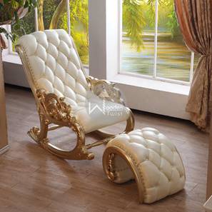 Wing Lounge Chairs In Hassan Design Harry Lounge Chair in Beige Leatherette