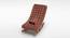 Darneil Solid Wood Rocking Chair in Brown Leathere Colour (Brown) by Urban Ladder - Front View Design 1 - 655998