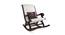 Chele Solid Wood Rocking Chair in Grey Colour (Grey) by Urban Ladder - Front View Design 1 - 656012