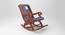 Sydnie Solid Wood Rocking Chair in Grey Colour (Grey) by Urban Ladder - Front View Design 1 - 656019