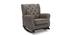 Kimberli Solid Wood Rocking Chair in Graphite Colour (Multicolor) by Urban Ladder - Front View Design 1 - 656061