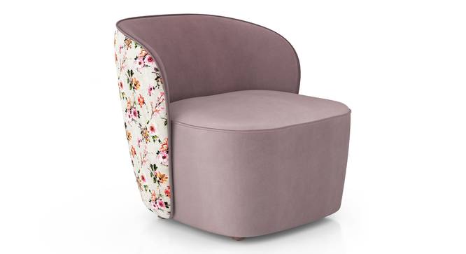 Portia Fabric Accent Chair (Floral) by Urban Ladder - Design 1 Side View - 656492