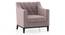 Othello Fabric Lounge Chair (Lilac Pink Velvet) by Urban Ladder - Design 1 Side View - 656495