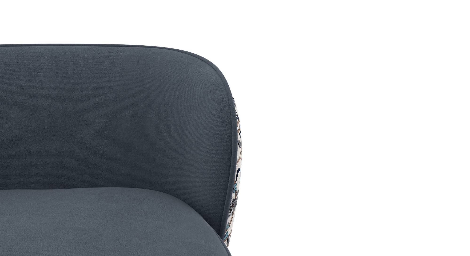 Portia Fabric Accent Chair in Icy Turquoise Colour Urban Ladder