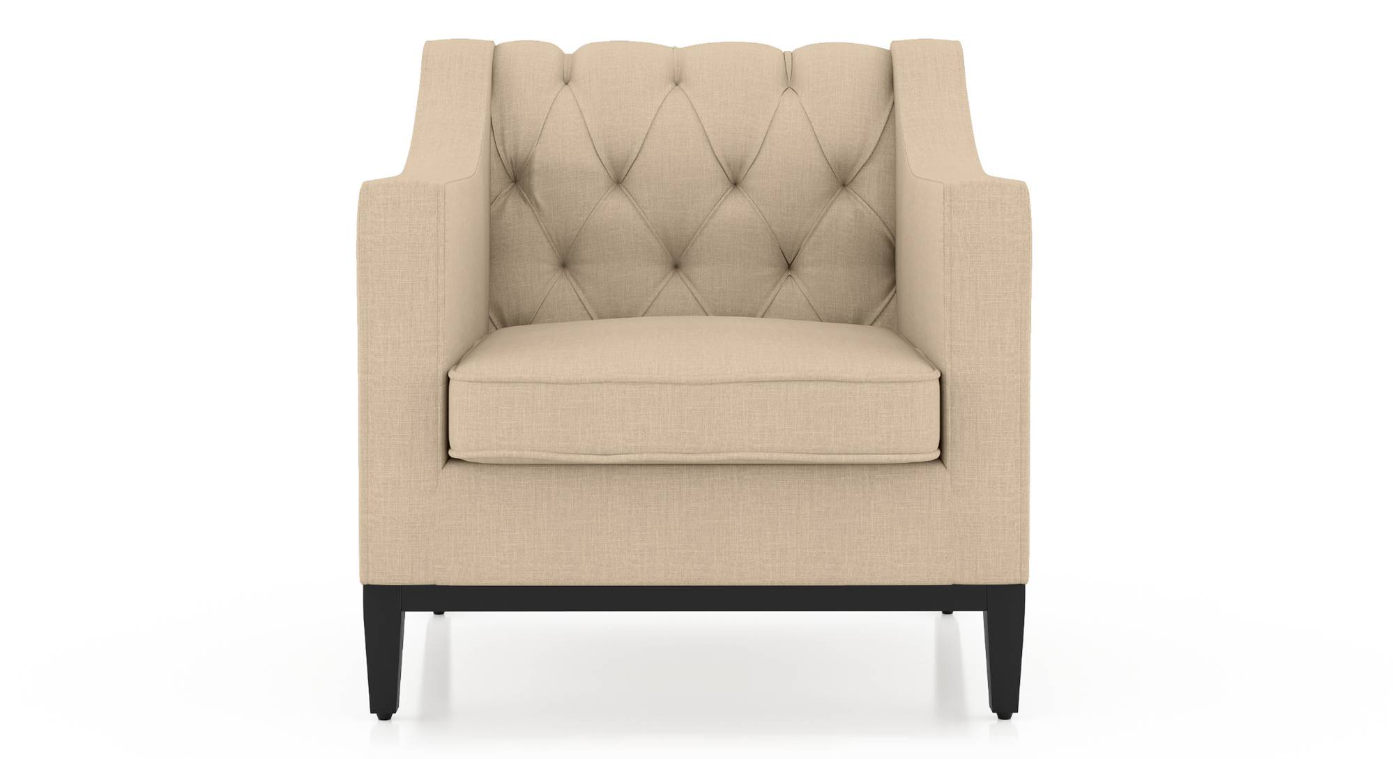 Othello Lounge Chair in Icy Turquoise Fabric Urban Ladder