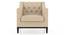 Othello Fabric Lounge Chair (Birch Beige) by Urban Ladder - Ground View Design 1 - 656520