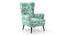 Genoa Wing Chair (Chitra Velvet) by Urban Ladder - Side View - 