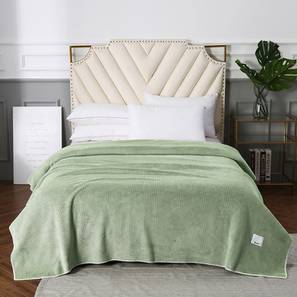 Blankets Design Olive Green Solids GSM Velvet Size Blanket