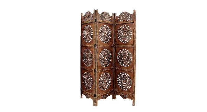 Elfriede Solid Wood Room Divider (Brown) by Urban Ladder - Front View Design 1 - 656871