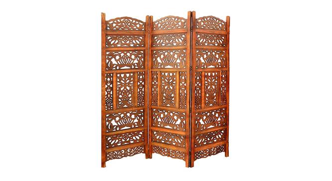 Francoise Solid Wood Room Divider (Brown) by Urban Ladder - Front View Design 1 - 656873