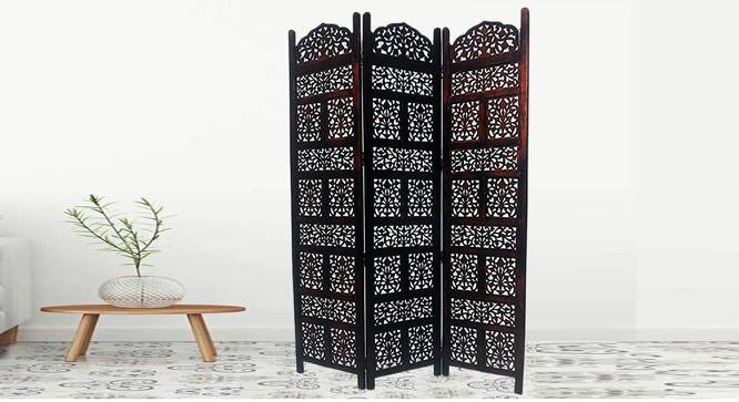 Grazia Solid Wood Room Divider (Brown) by Urban Ladder - Front View Design 1 - 656877