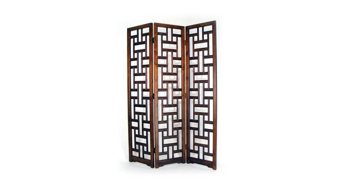 Jody Solid Wood Room Divider (Brown) by Urban Ladder - Front View Design 1 - 656880