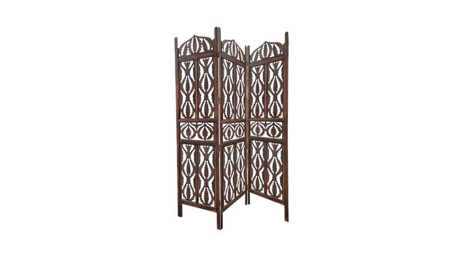 Linda Solid Wood Room Divider (Brown) by Urban Ladder - Front View Design 1 - 656881