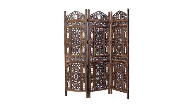 Maria Solid Wood Room Divider (Brown) by Urban Ladder - Front View Design 1 - 656883