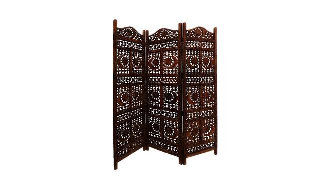 Marie Solid Wood Room Divider (Brown) by Urban Ladder - Front View Design 1 - 656884