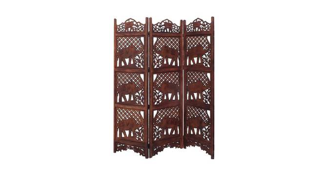 Teresa Solid Wood Room Divider (Brown) by Urban Ladder - Front View Design 1 - 656893