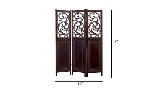 Blair Solid Wood Room Divider (Brown) by Urban Ladder - Design 1 Dimension - 656907