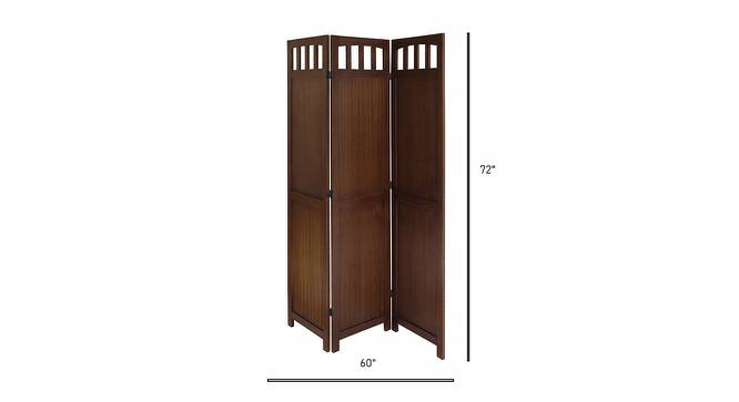 Florence Solid Wood Room Divider (Brown) by Urban Ladder - Design 1 Dimension - 656910