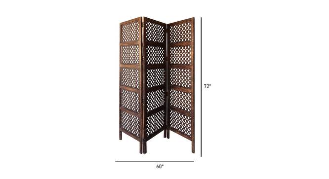 Harriet Solid Wood Room Divider (Brown) by Urban Ladder - Design 1 Dimension - 656912