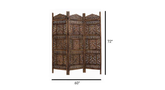 Kate Solid Wood Room Divider (Brown) by Urban Ladder - Design 1 Dimension - 656916