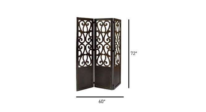 Lucy Solid Wood Room Divider (Brown) by Urban Ladder - Design 1 Dimension - 656917