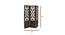 Lucy Solid Wood Room Divider (Brown) by Urban Ladder - Design 1 Dimension - 656917