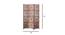 Mae Solid Wood Room Divider (Brown) by Urban Ladder - Design 1 Dimension - 656918