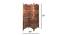 Sally Solid Wood Room Divider (Brown) by Urban Ladder - Design 1 Dimension - 656921
