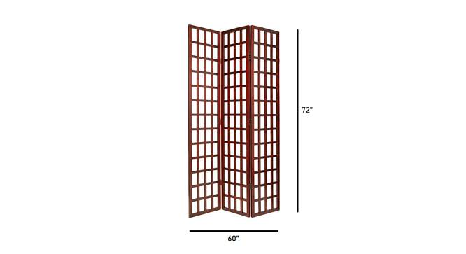 Dorothy Solid Wood Room Divider (Brown) by Urban Ladder - Design 1 Dimension - 656933