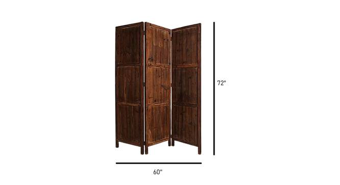 Harry Solid Wood Room Divider (Brown) by Urban Ladder - Design 1 Dimension - 656937