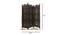 Toni Solid Wood Room Divider (Brown) by Urban Ladder - Design 1 Dimension - 656952