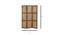 Anthony Solid Wood Room Divider (Brown) by Urban Ladder - Design 1 Dimension - 656955