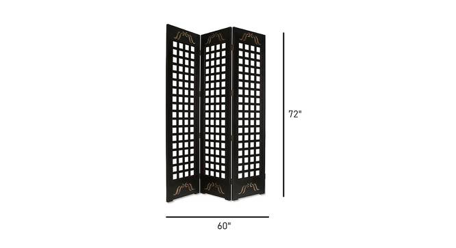 Archie Solid Wood Room Divider (Brown) by Urban Ladder - Design 1 Dimension - 656956