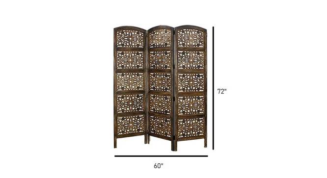 Bobby Solid Wood Room Divider (Brown) by Urban Ladder - Design 1 Dimension - 656957