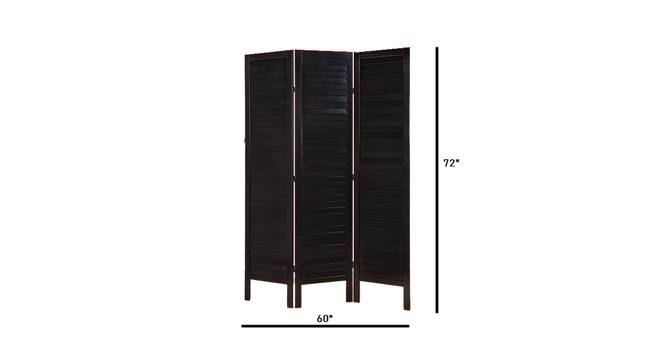 Bruce Solid Wood Room Divider (Brown) by Urban Ladder - Design 1 Dimension - 656958