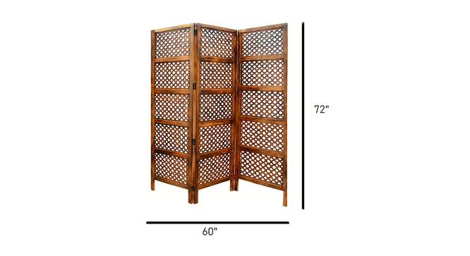 Frank Solid Wood Room Divider (Brown) by Urban Ladder - Design 1 Dimension - 656961