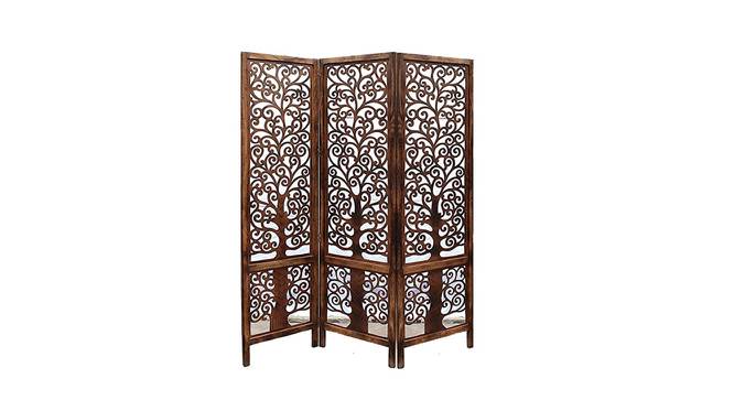 Annie Solid Wood Room Divider (Brown) by Urban Ladder - Front View Design 1 - 656982