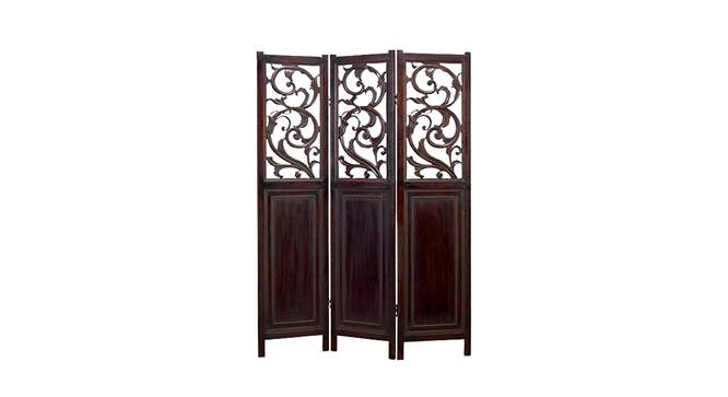 Blair Solid Wood Room Divider (Brown) by Urban Ladder - Front View Design 1 - 656983