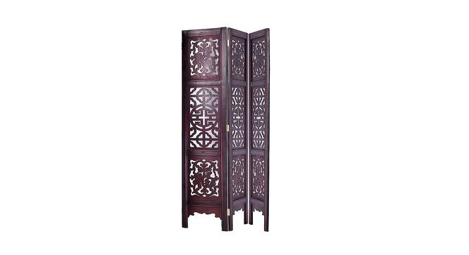 Freya Solid Wood Room Divider (Brown) by Urban Ladder - Front View Design 1 - 656988