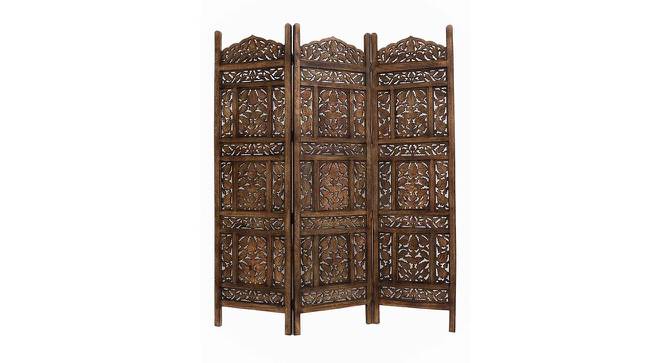 Kate Solid Wood Room Divider (Brown) by Urban Ladder - Front View Design 1 - 656996