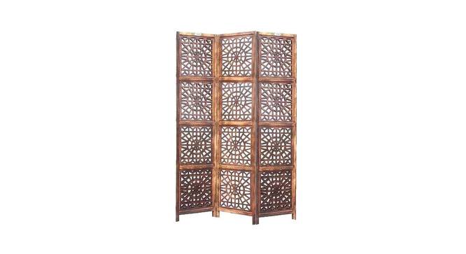 Mae Solid Wood Room Divider (Brown) by Urban Ladder - Front View Design 1 - 656999